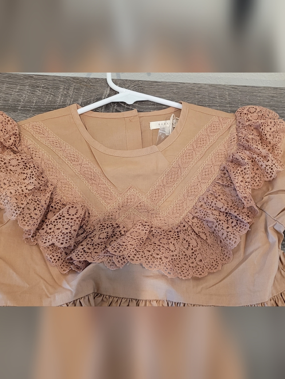 Noralee Genevieve Dress In Color Mocha Size 8 - Picture 6 of 10